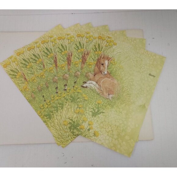 Stationery Sets Lot of 4 Hallmark & Current, Horses, Western Christmas, Plain - Picture 11 of 12